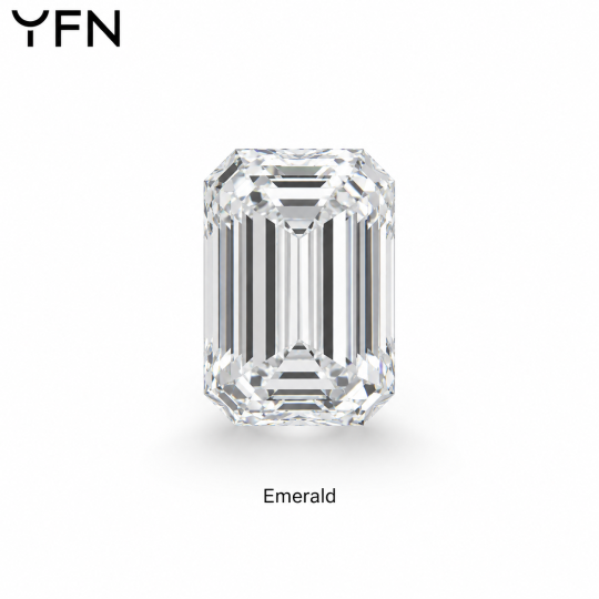0,5 bis 6 Karat Smaragdschliff, im Labor gezüchtet, loser Diamant, Farbe D, VVS1, IGI-zertifiziert