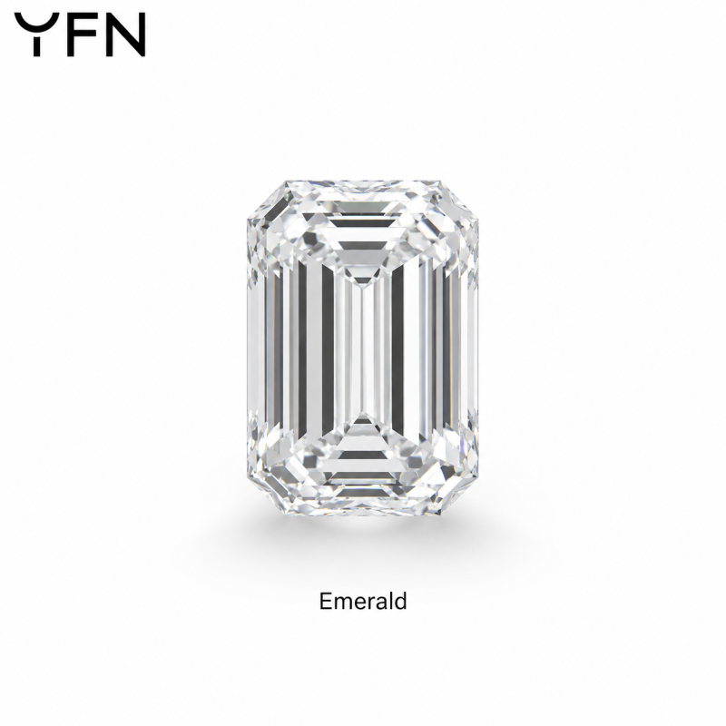 Diamante suelto cultivado en laboratorio, talla esmeralda, de 0,5 a 6 quilates, color D, pureza VVS1, certificado por IGI.-7