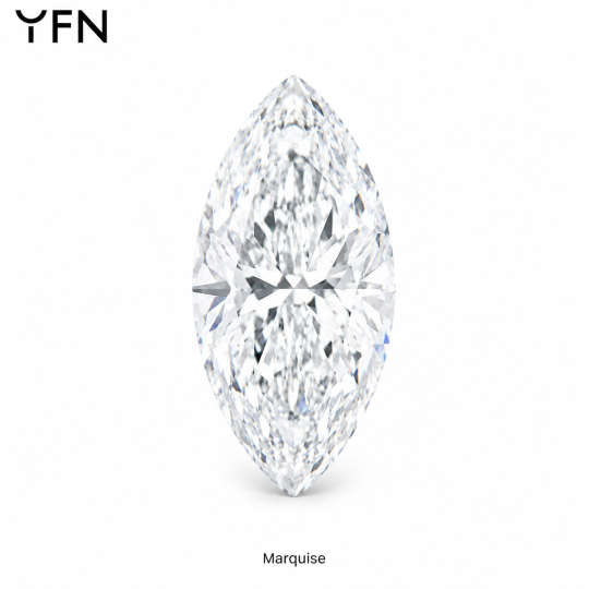 0,5 bis 6 Karat Marquise-Schliff, im Labor gezüchteter, loser Diamant, Farbe D, VVS1, IGI-zertifiziert