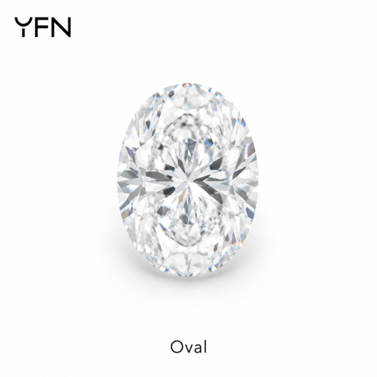0,5 bis 6 Karat ovaler, im Labor gezüchteter, loser Diamant, Farbe D, VVS1, IGI-zertifiziert