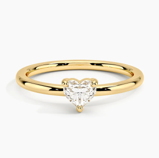 10K Gold 0.5 to 3 CT Heart Cut Diamond Engagement Band D Color VVS-VS Clarity IGI Certified-2
