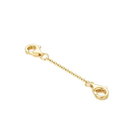 10K Gold Calendered Chain Necklace