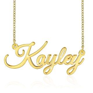 10K Gold Personalized Name Necklace for Women-42