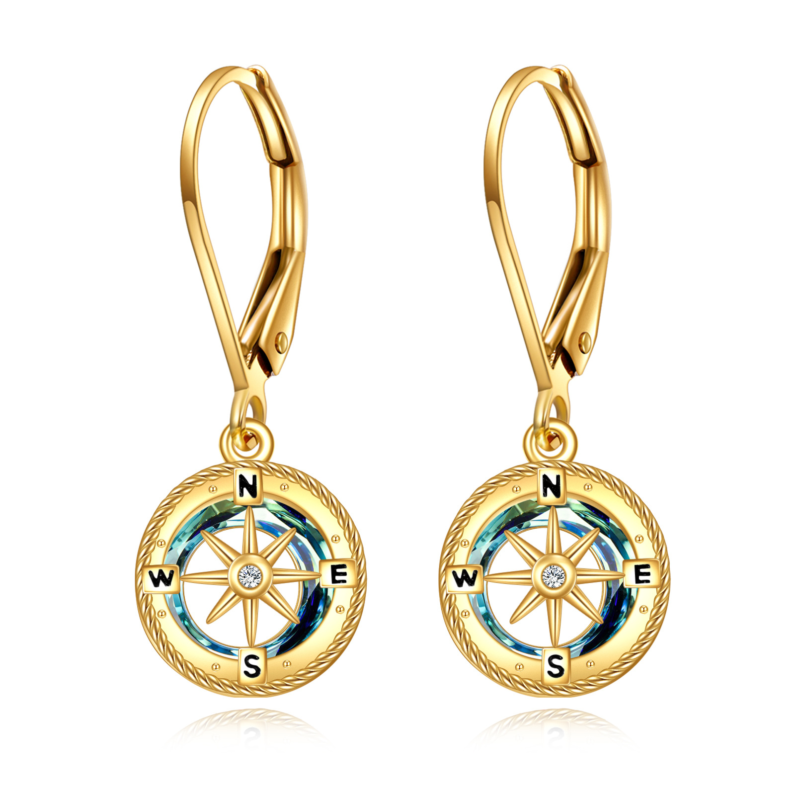 10K Gold Crystal & … - image