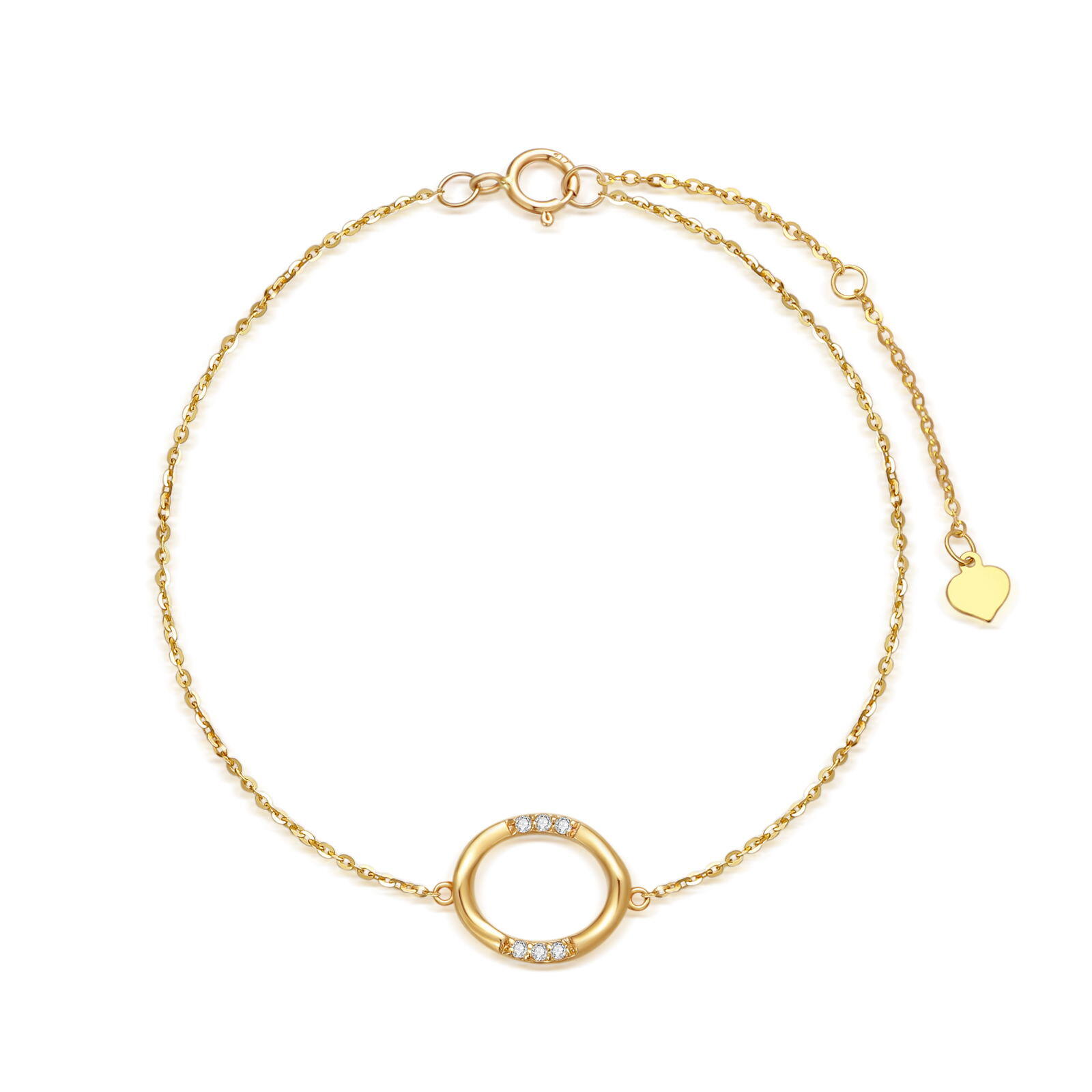 10K Gold Diamond Ro… - image