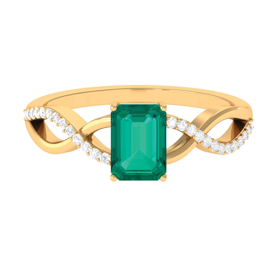 10K Gold Emerald & … - image