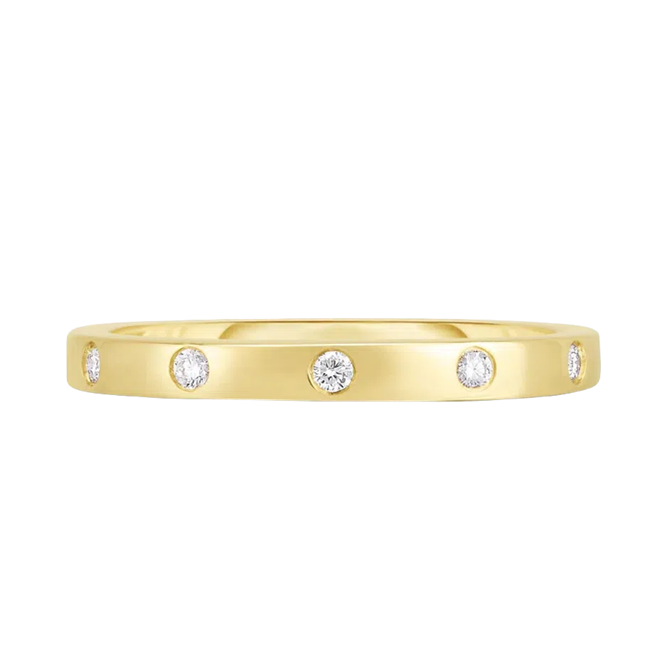 10K Gold Inlay Diam… - image