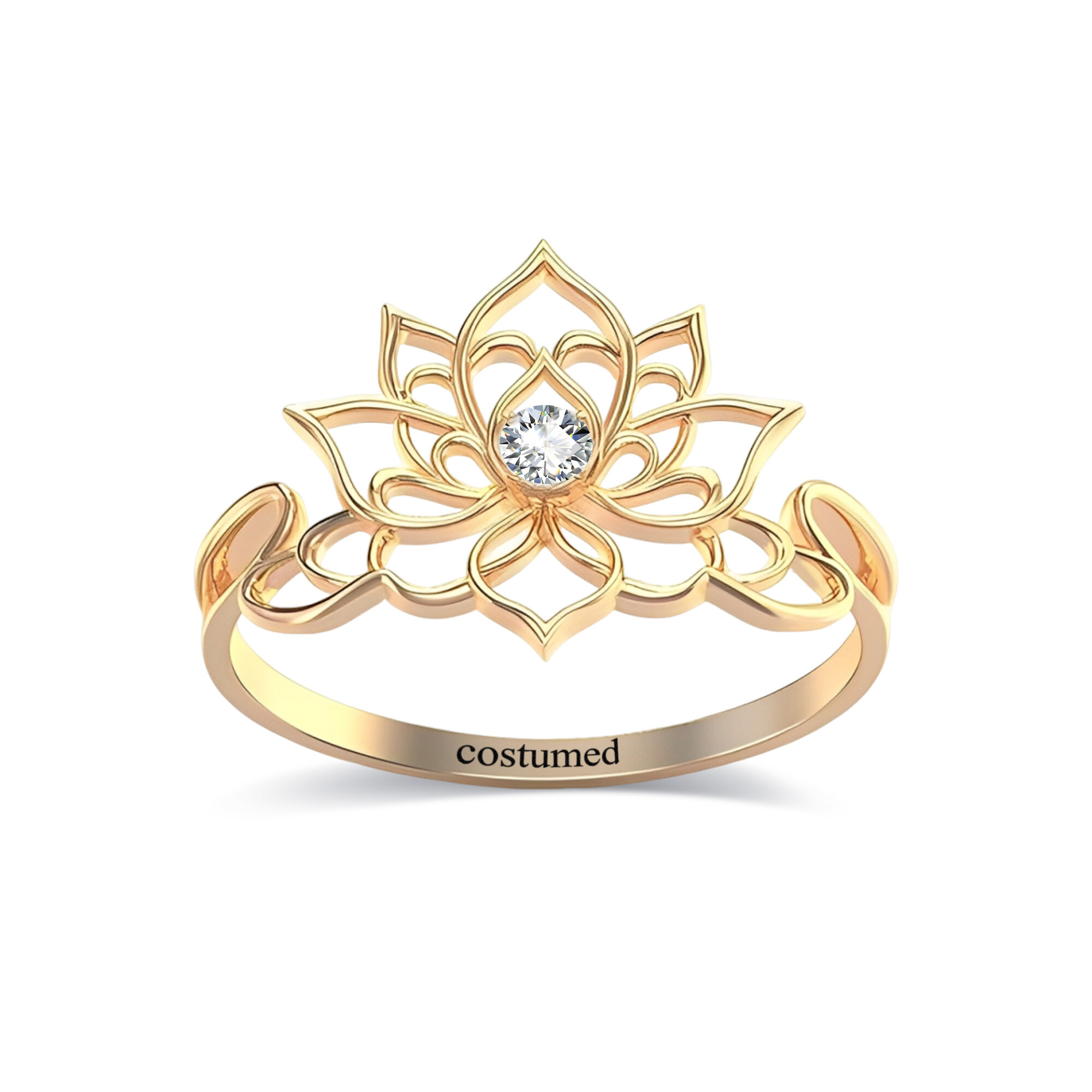 10K Gold Cubic Zirc… - image