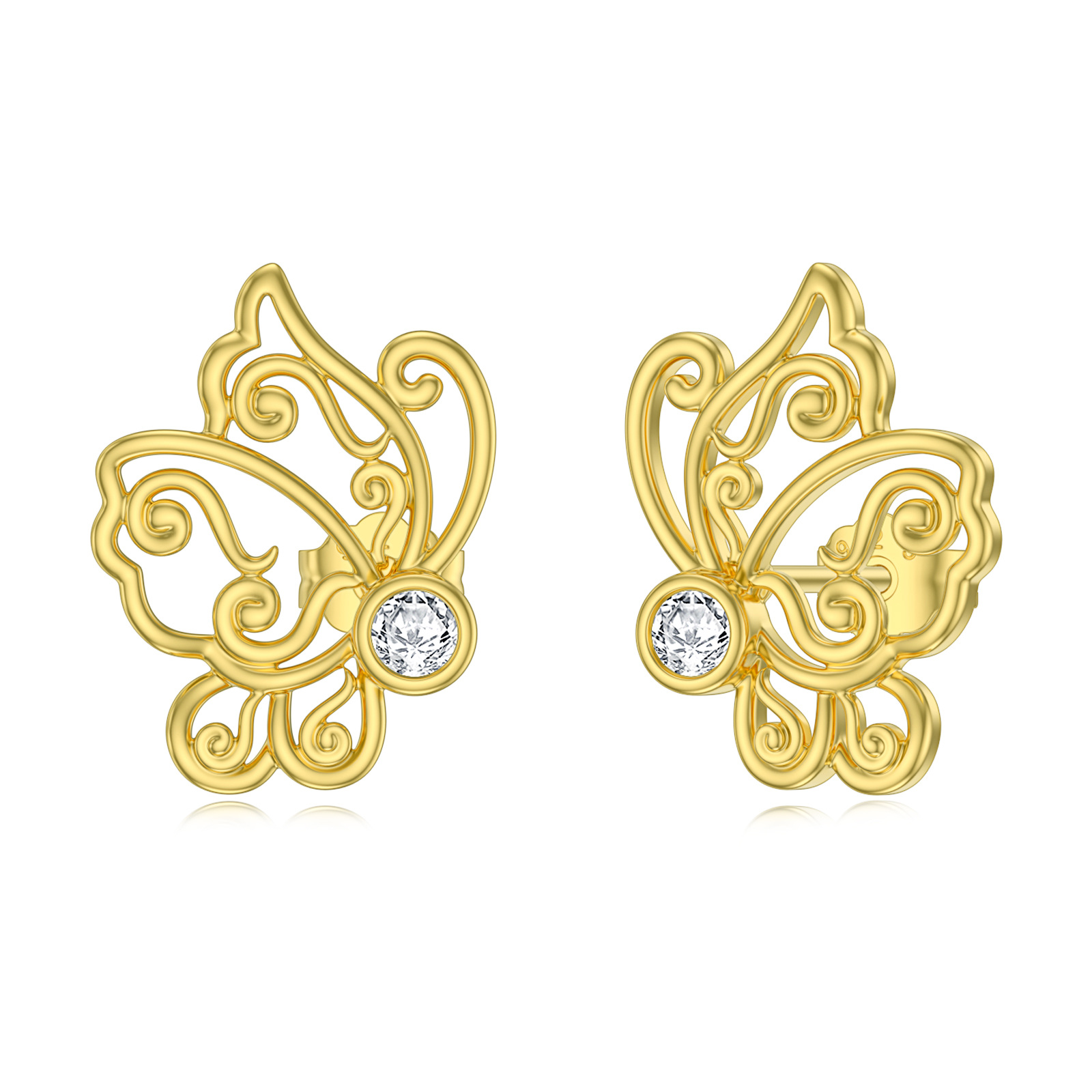 10K Gold Moissanite… - image