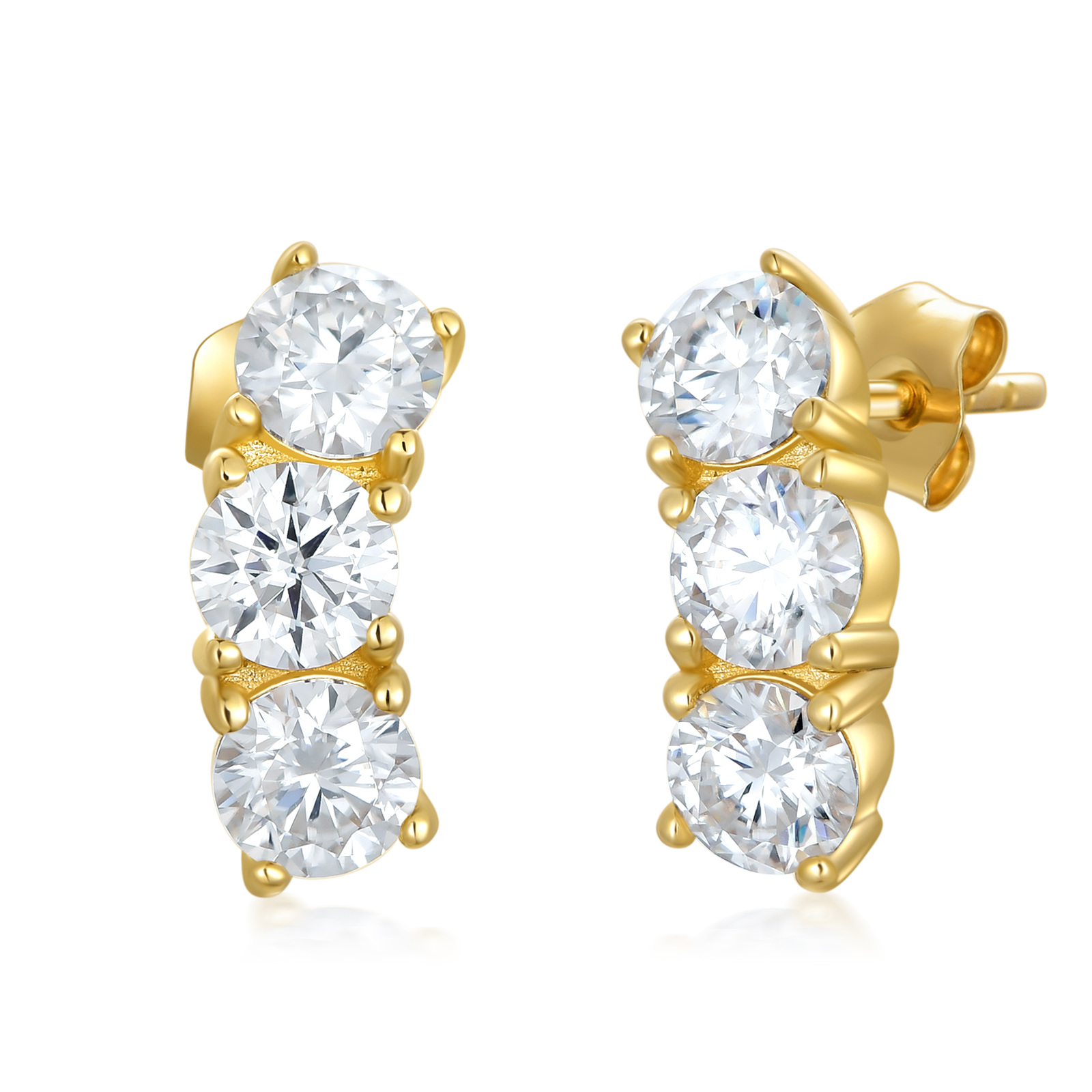 10K Gold Moissanite… - image