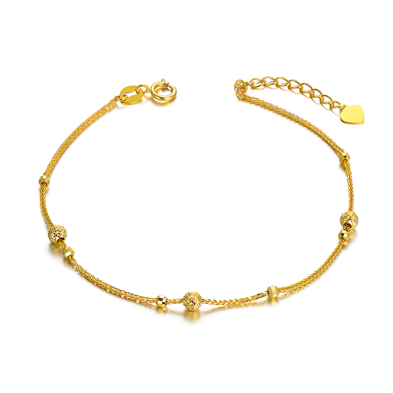 10K Gold Pendant Bracelet-2