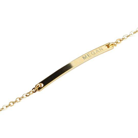 10K Gold Pendant Bracelet