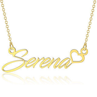 10K Gold Personalized Classic Name Pendant Necklace-56