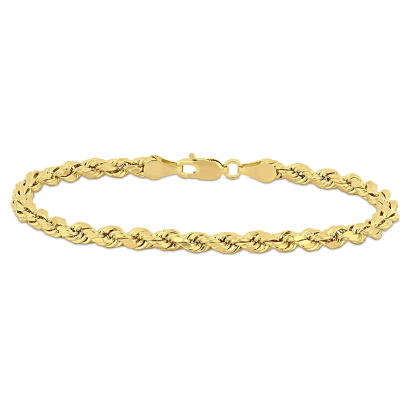 Bransoletka z łańcuszkiem linowym ze złota 18K dla mężczyzn-1