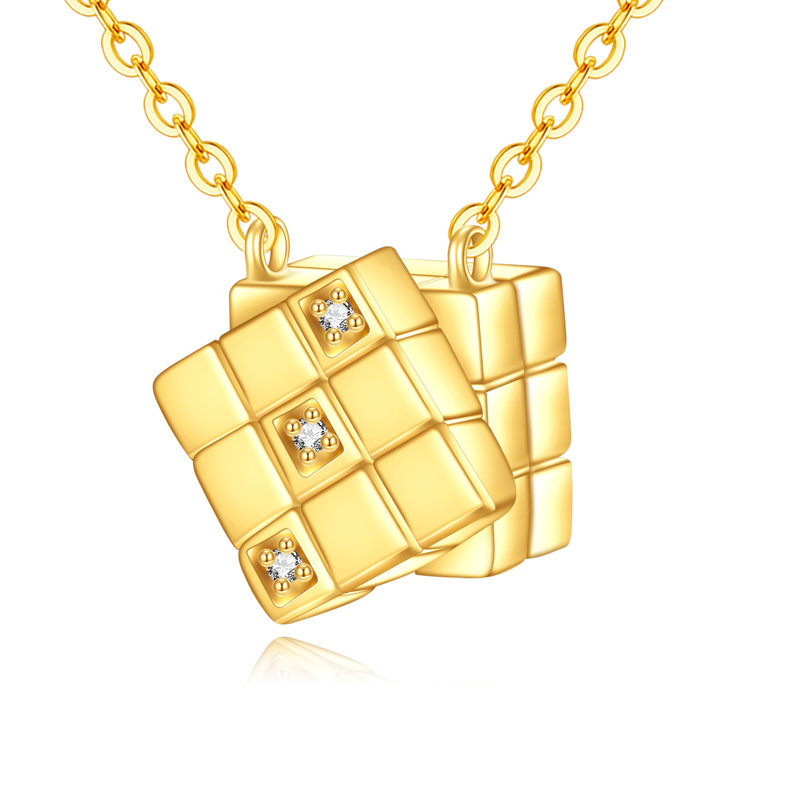 10K Gold Cubic Zirc… - image