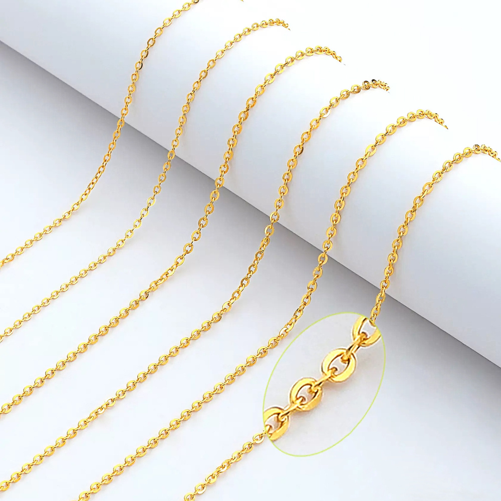 Palavras personalizadas 10k ouro St Michael pingente colar redondo medalhão joias-6