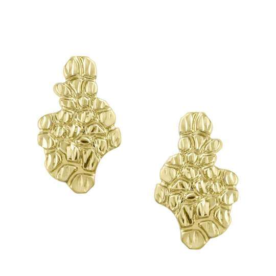 Pendientes Spray Oro 10K