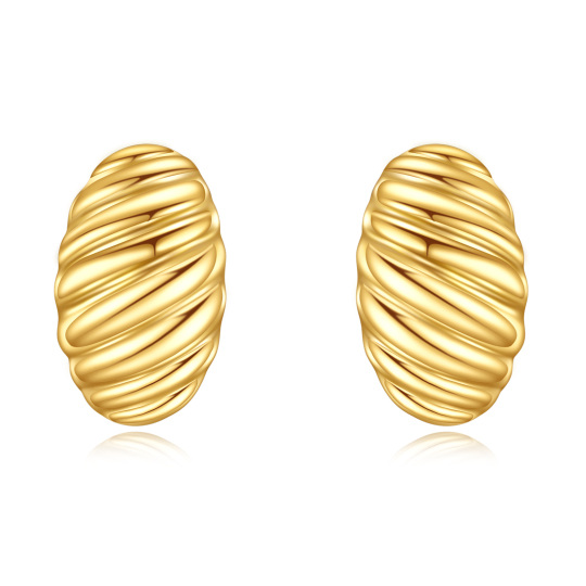 10K Gold Stud Earrings