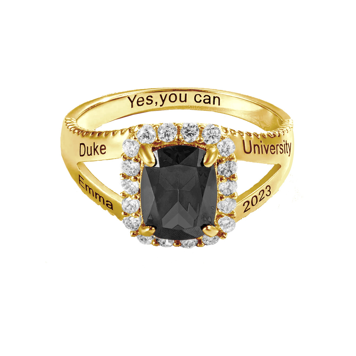 10K Gold Zircon Birthstone Birthstone Ring For Women-1