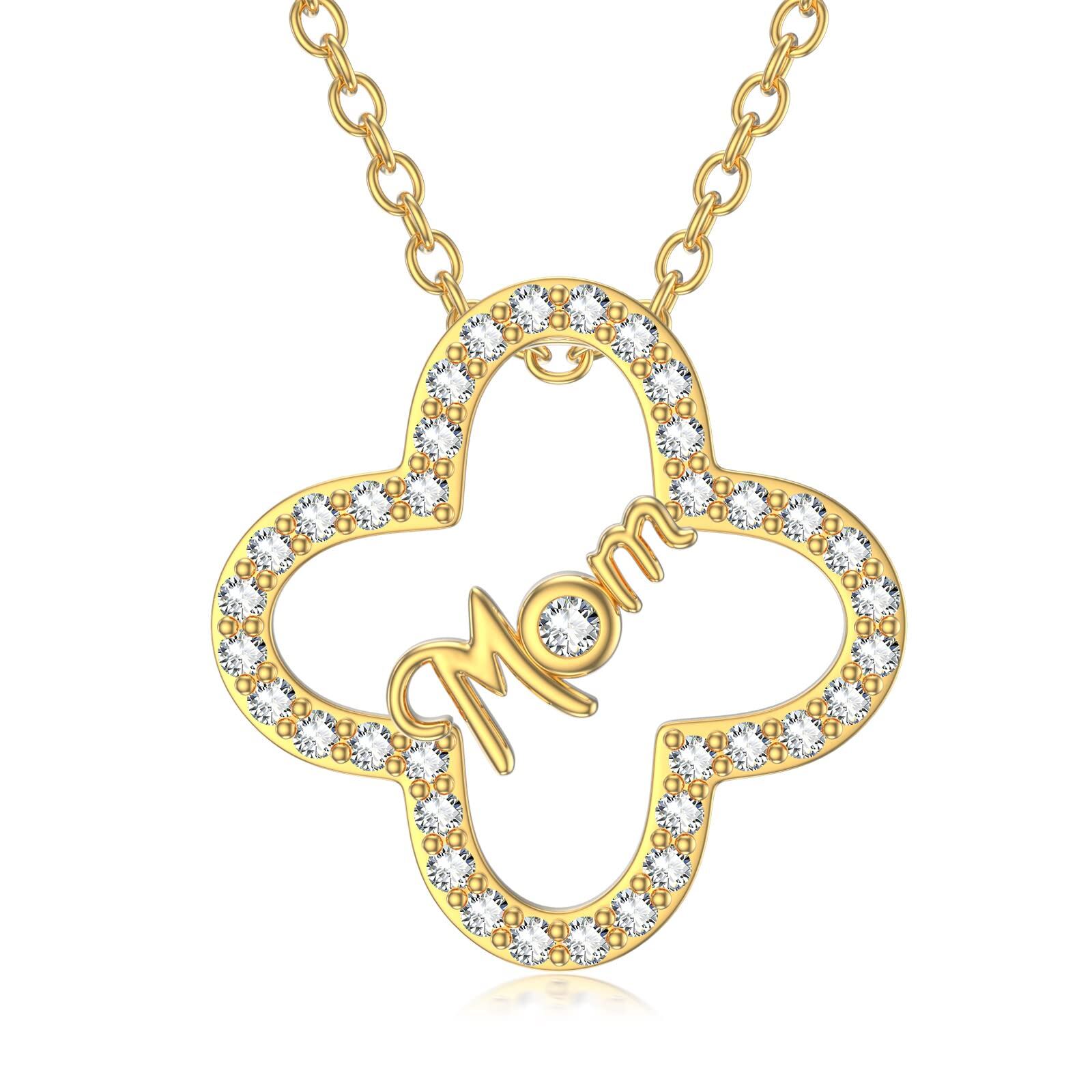 10K Gold Zircon Fou… - image