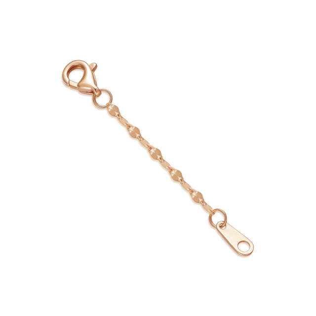 10K Rose Gold Chain Necklace-1