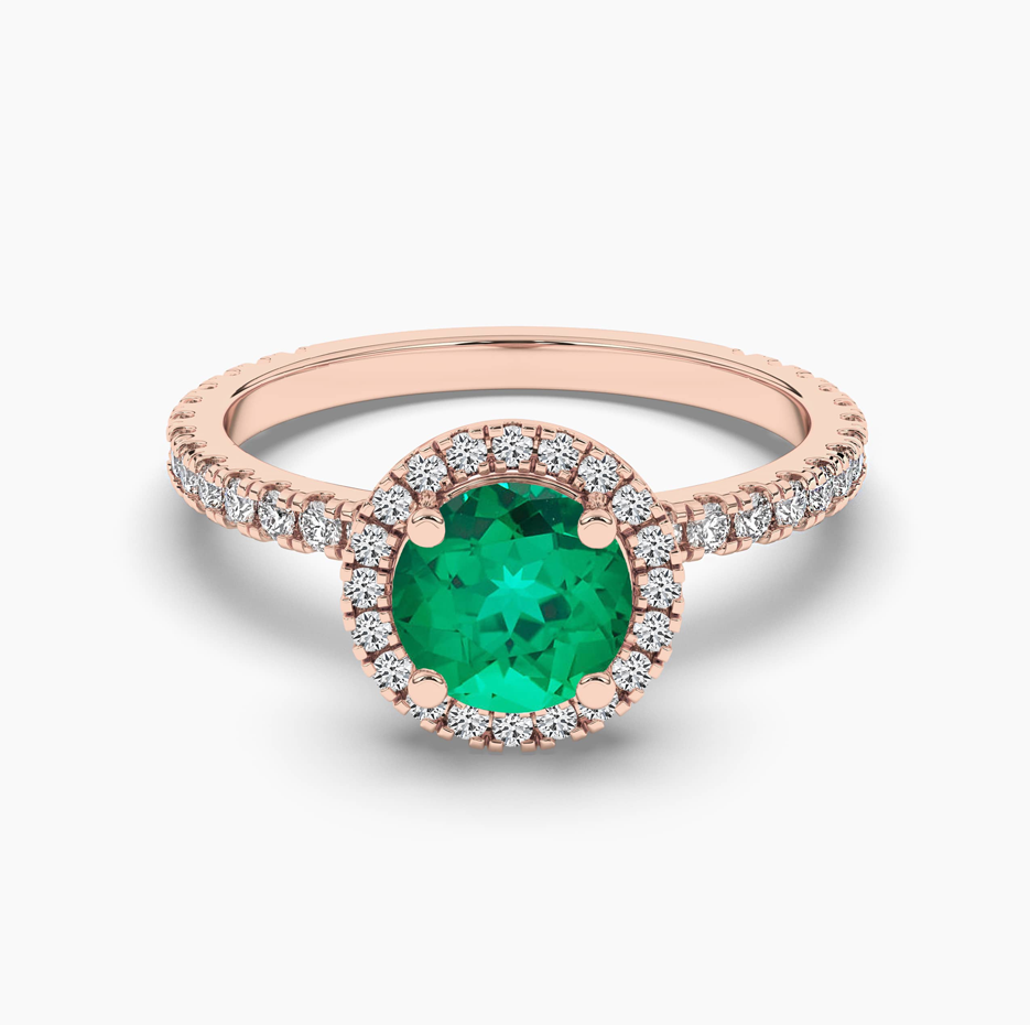 10K Rose Gold Round… - image