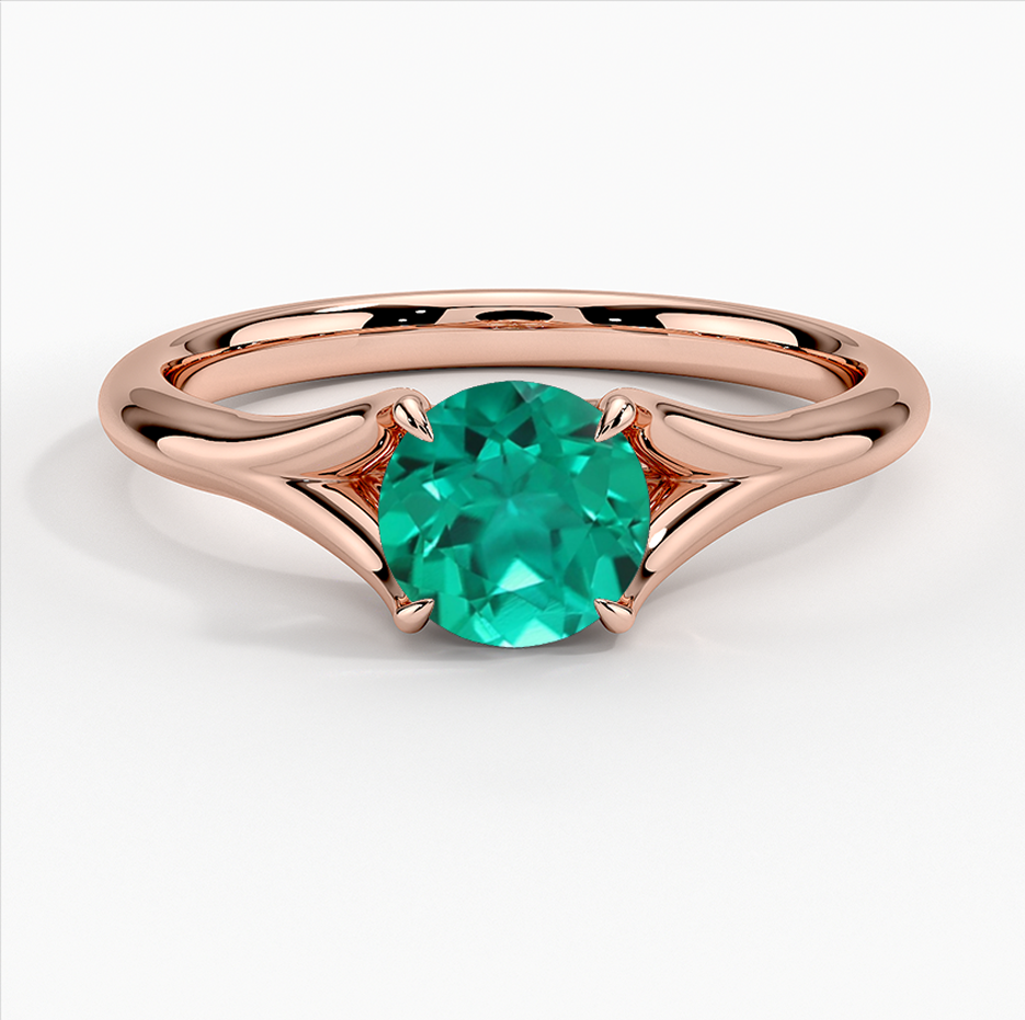 10K Rose Gold Round… - image