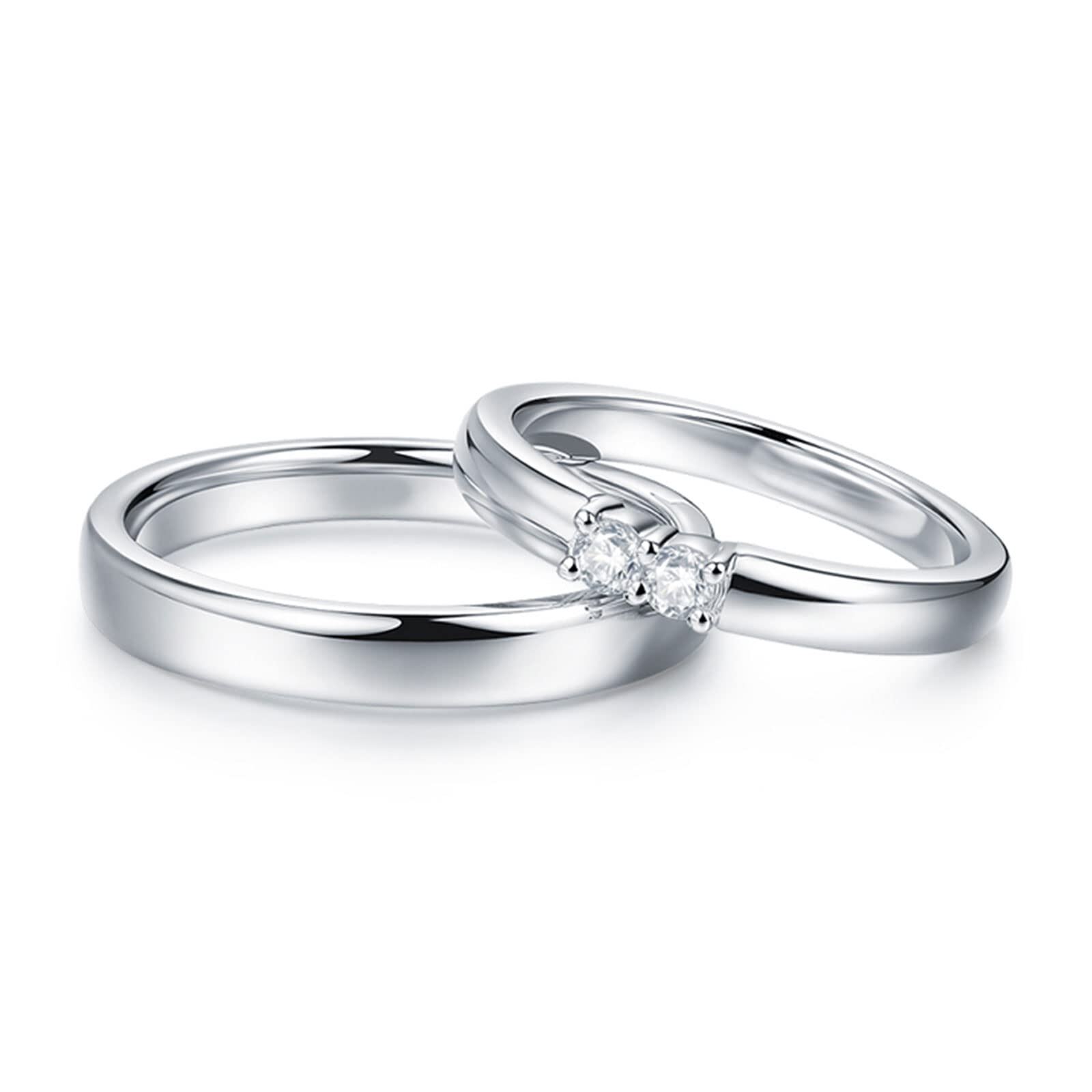 10K White Gold 0.1 … - image