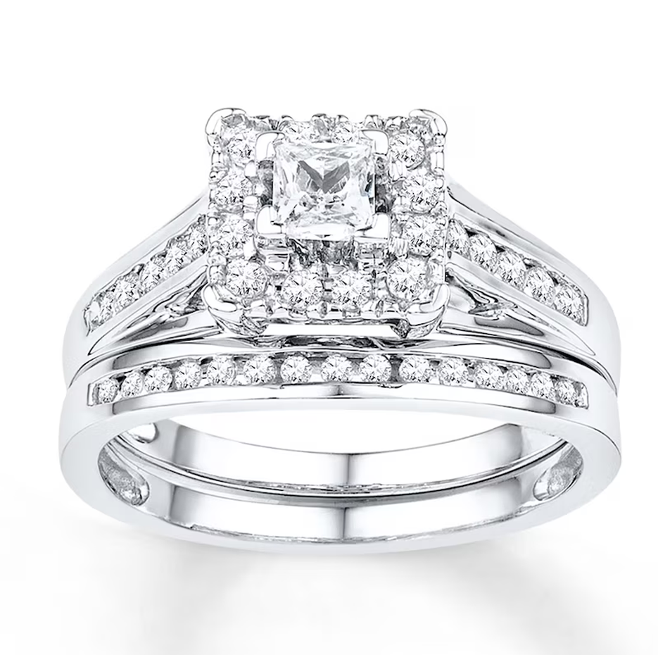 10K White Gold 0.62… - image