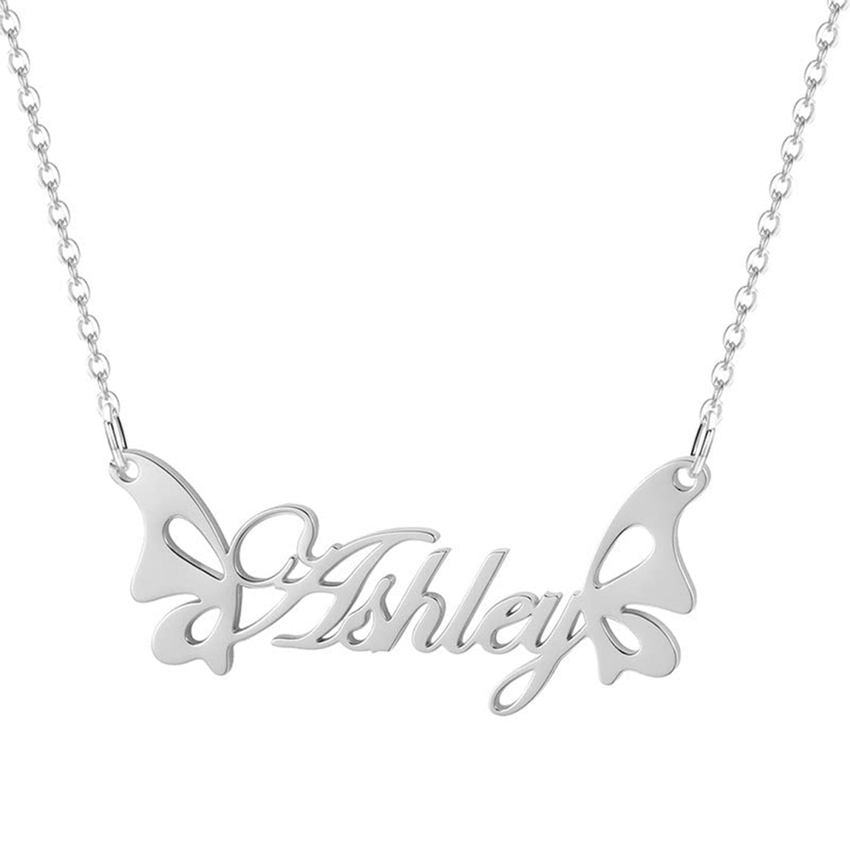 Sterling Silver Angel Wing Necklace for Women-1