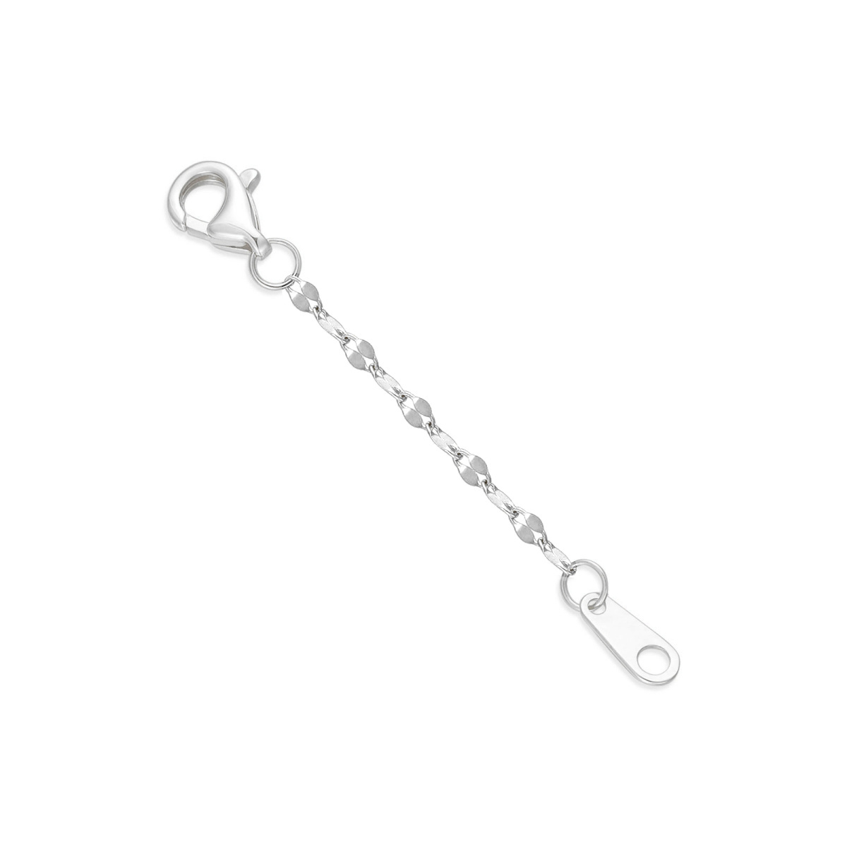 10K White Gold Chain Necklace-1