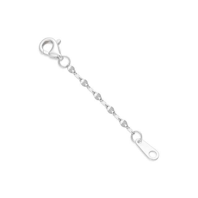 10K White Gold Chain Necklace-1