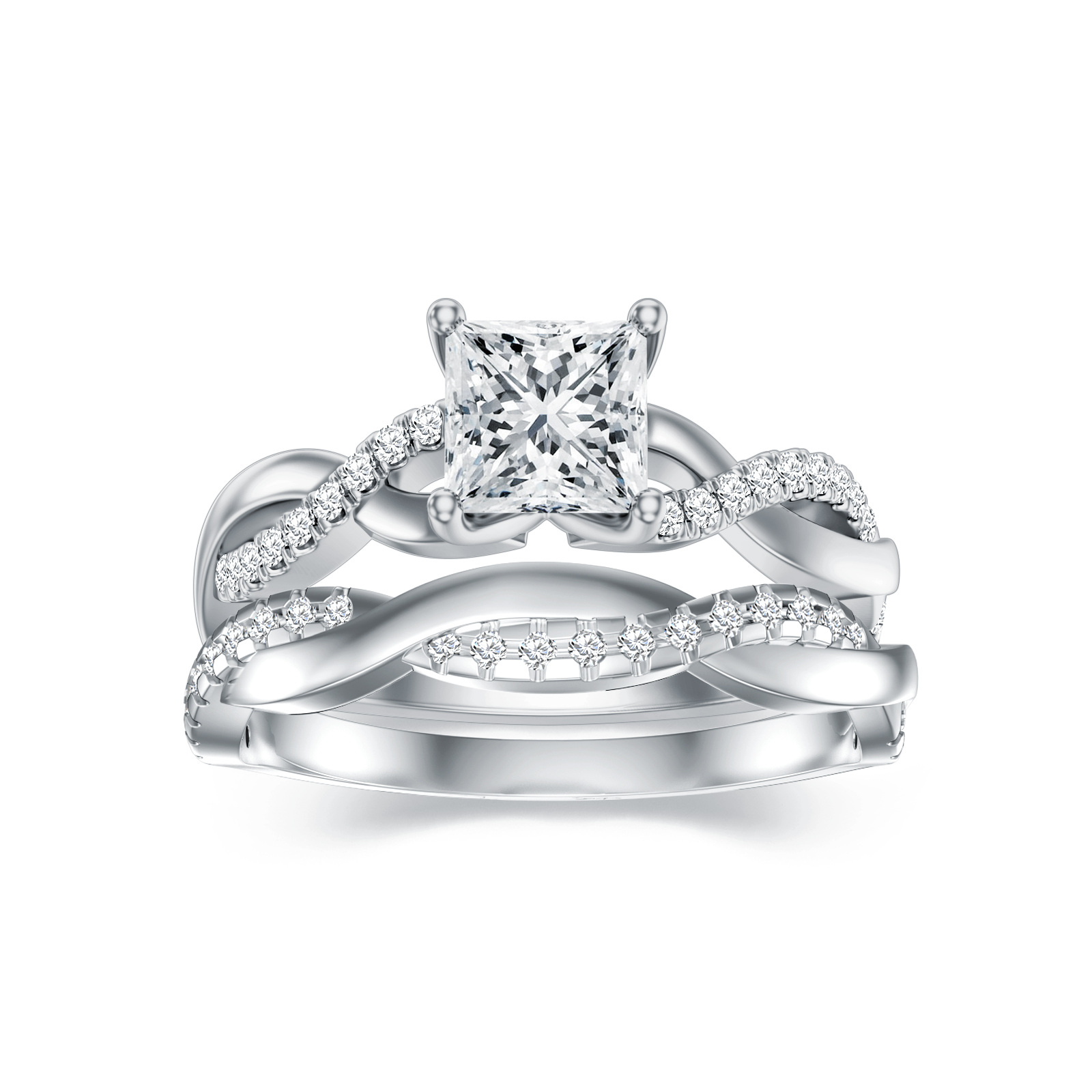 10K White Gold Mois… - image