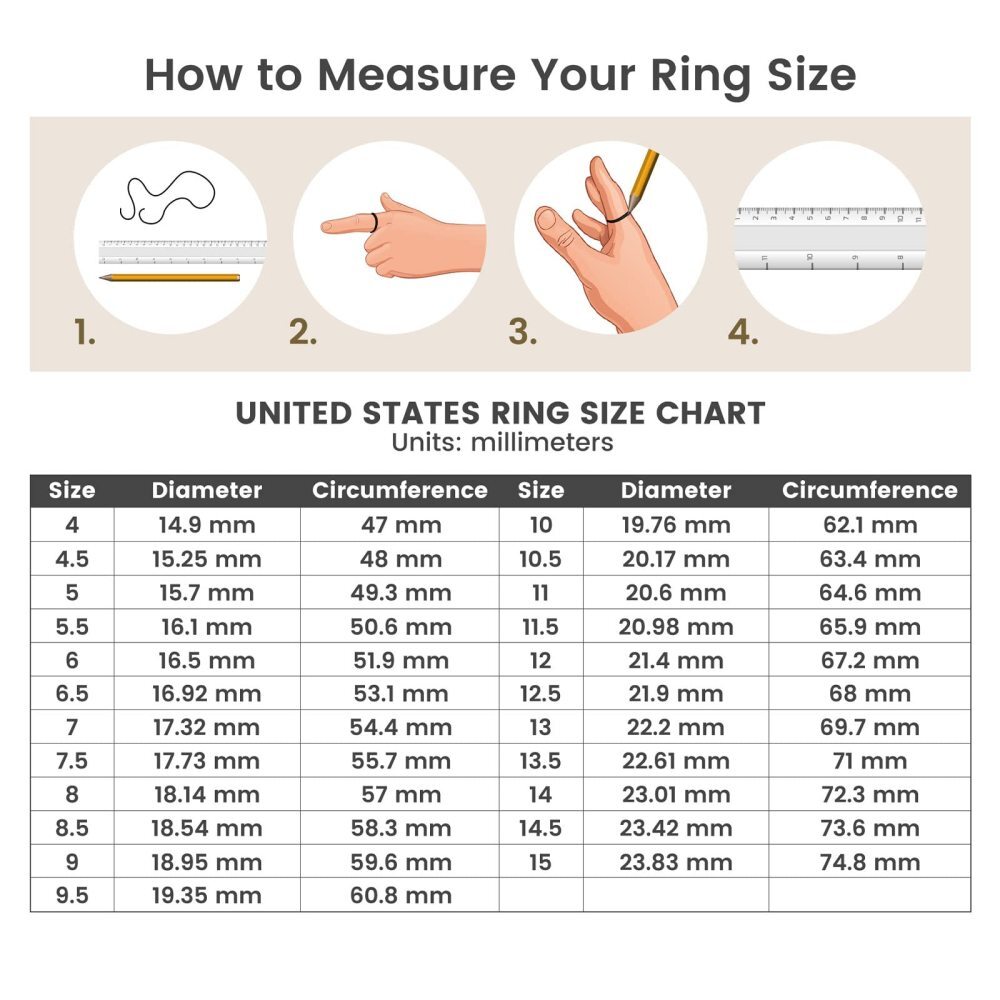 14K White Gold Princess Cut Shaped Moissanite Personalized Engraving & Engagement Ring for Men-6