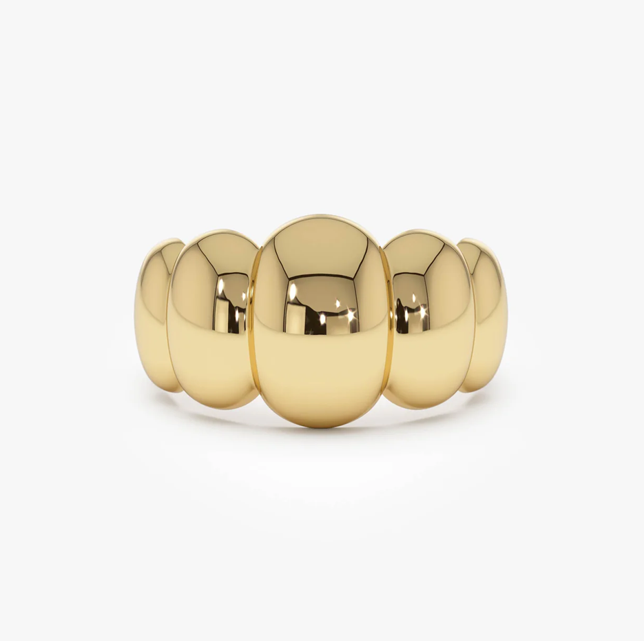 14K Bubble Dome Sta… - image