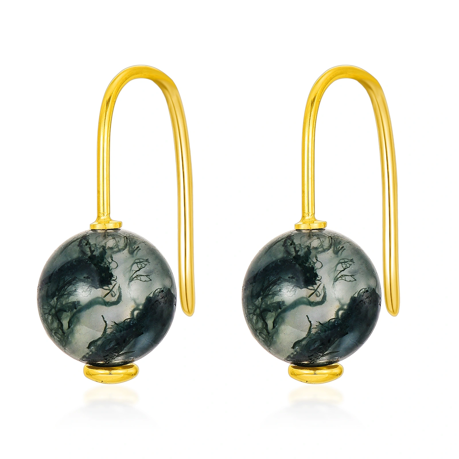 14K Earring With Mo… - image