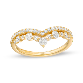 14K Gold Circular Shaped Diamond Custom Couple & Heart Stackable Ring I Color I2 Clarity 3EX IGI Certified-11