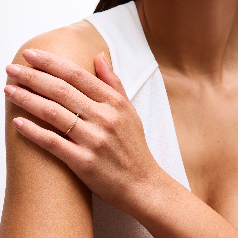 10K Rose Gold Round Cut Diamond Custom Personalized Engraving & Wedding Ring I Color I2 Clarity 3EX IGI Certified-2