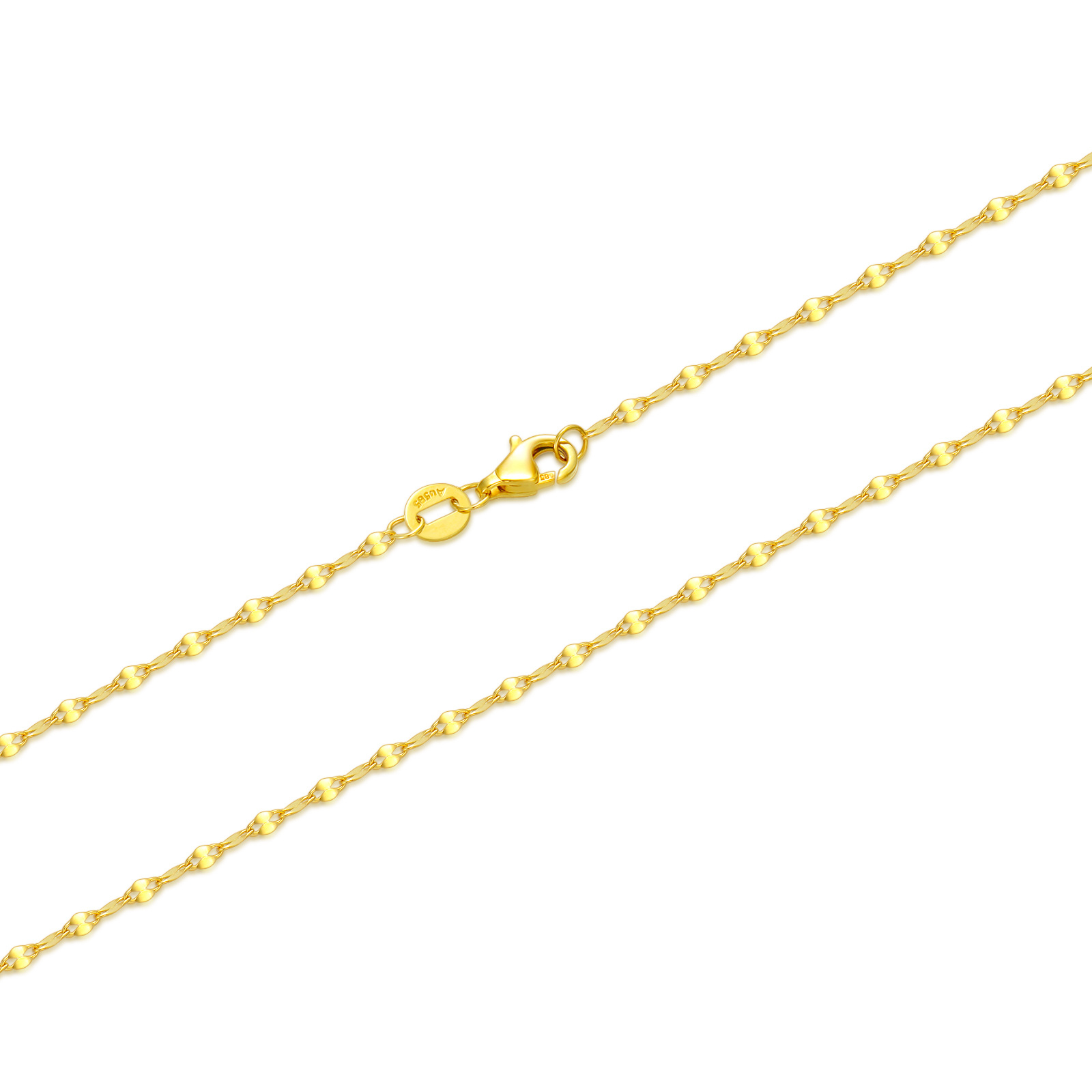 14K Gold 1.7Mm Lip … - image