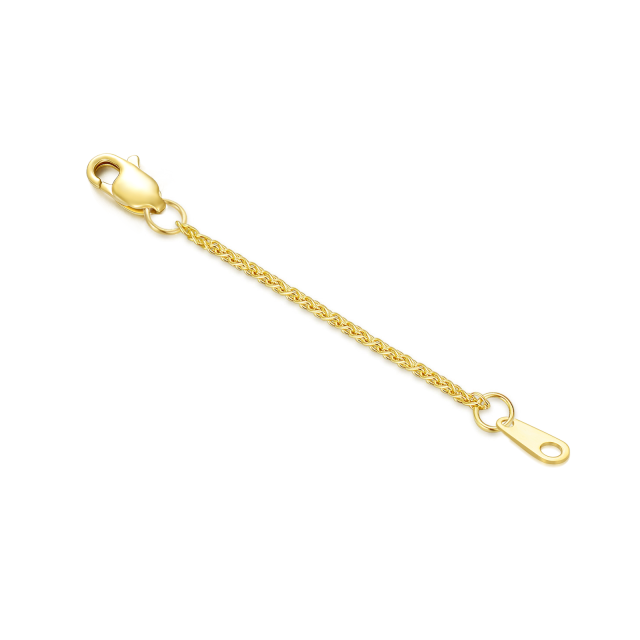 14K gouden 0,8 mm Chopin kettingverlengketting-1