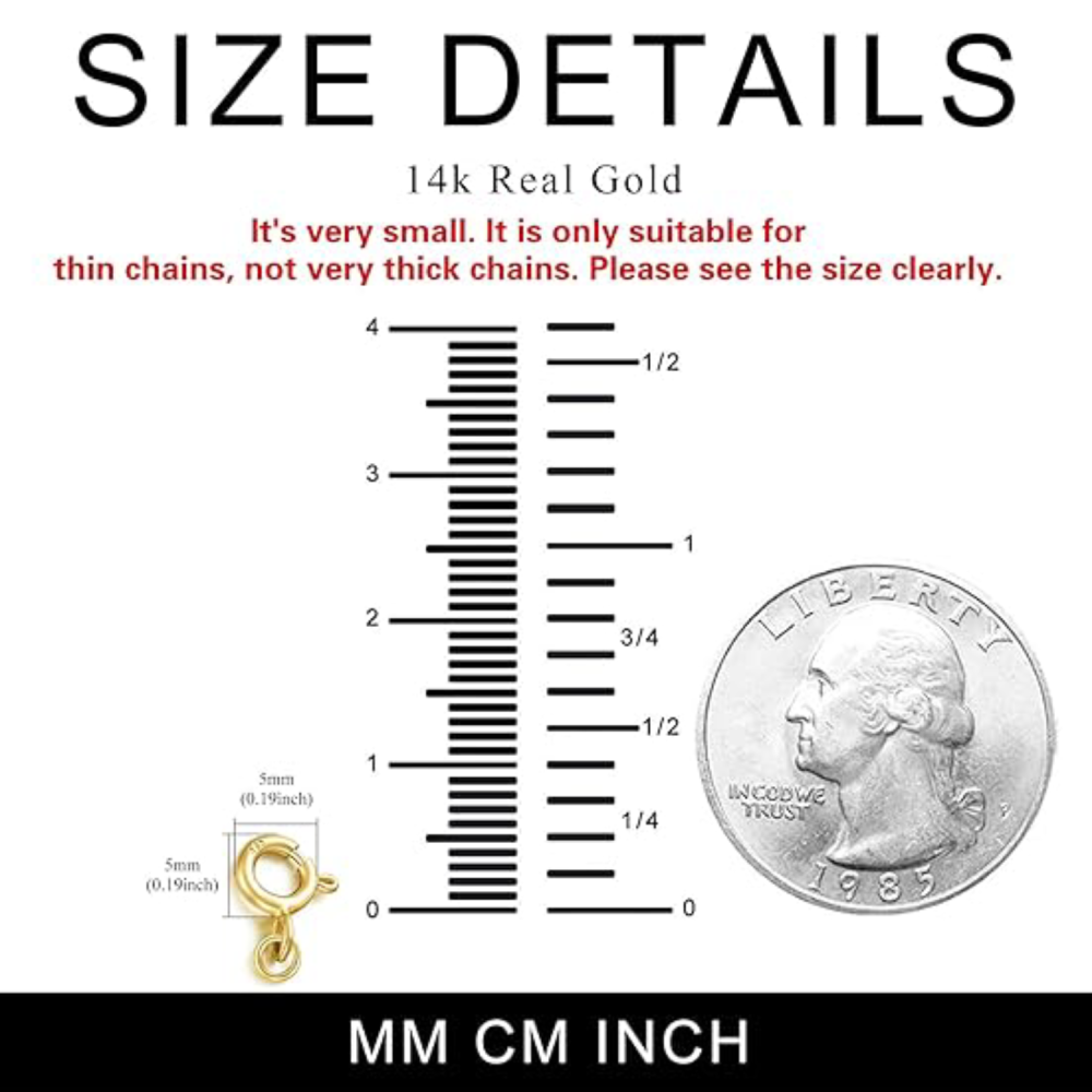 10K Złoty 1,2 mm 3-calowy naprzemienny łańcuszek z koralikami-3