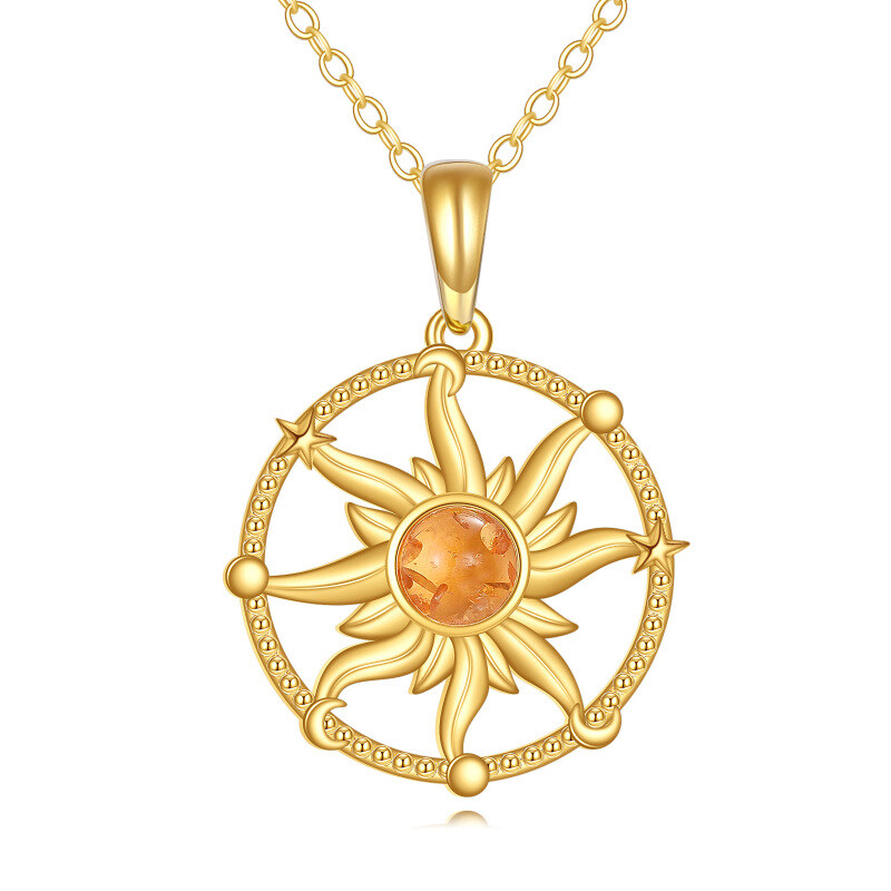 14K gouden barnsteen-zonhangerketting-17