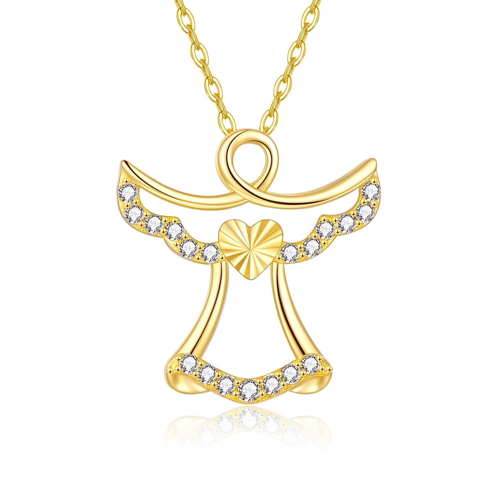 14K Gold Cubic Zirc… - image