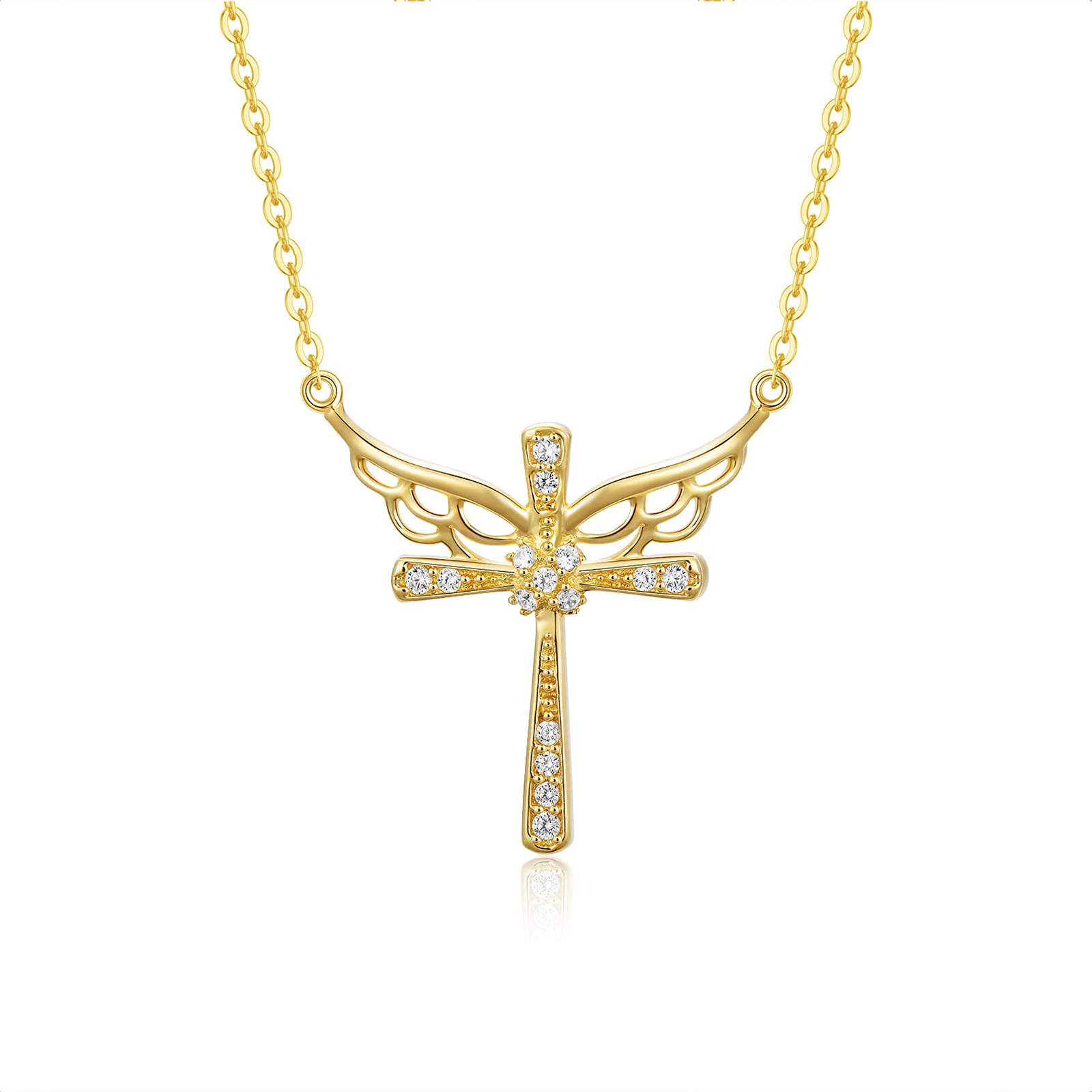 14K Gold Cubic Zirc… - image