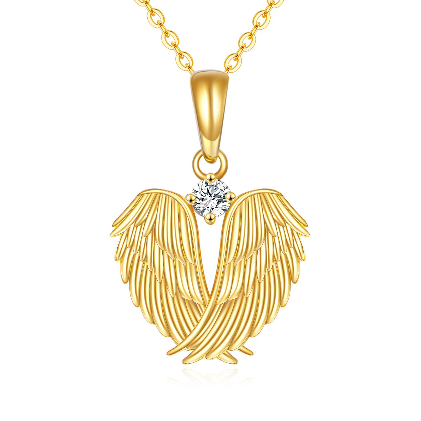 14K Gold Cubic Zirc… - image