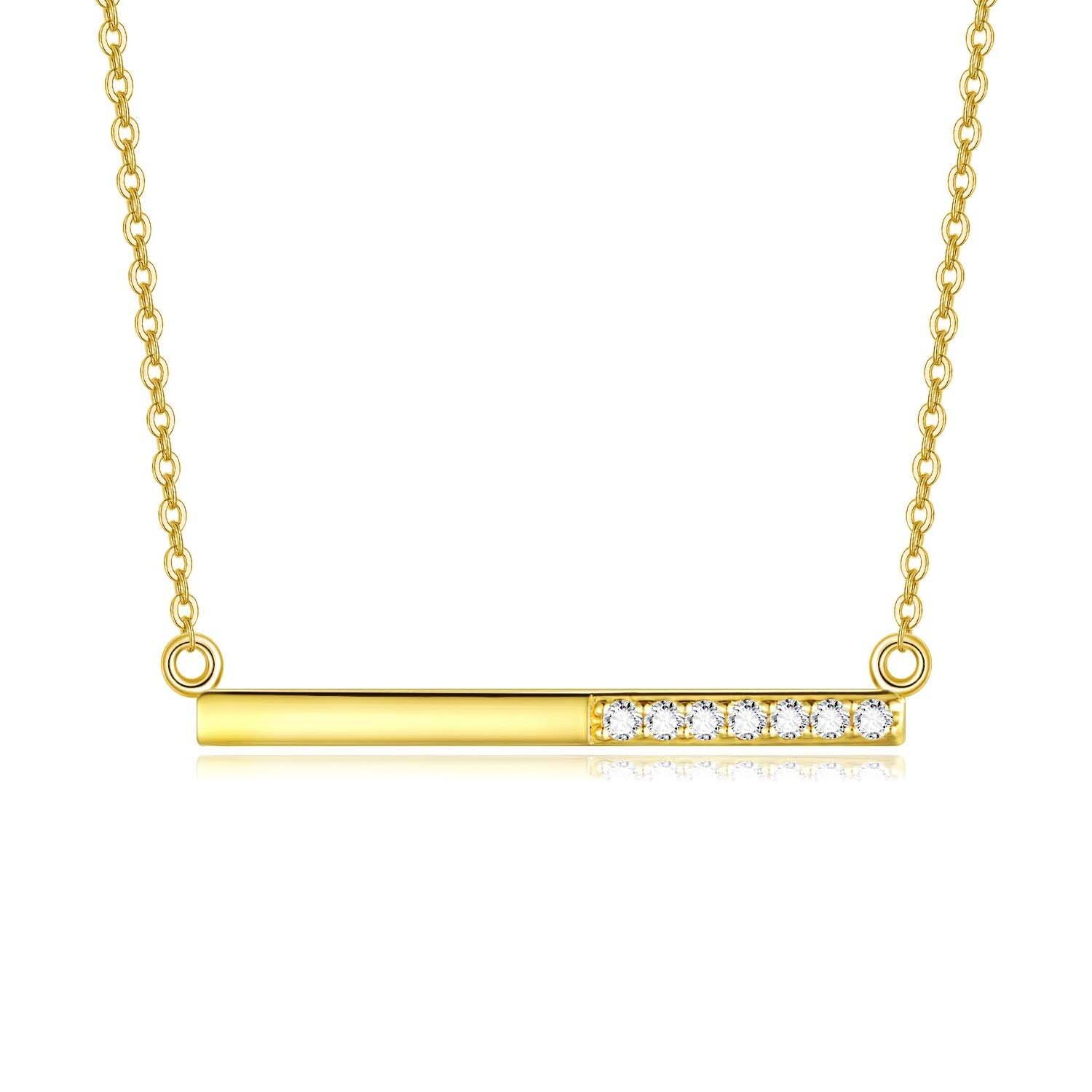 14K Gold Cubic Zirc… - image