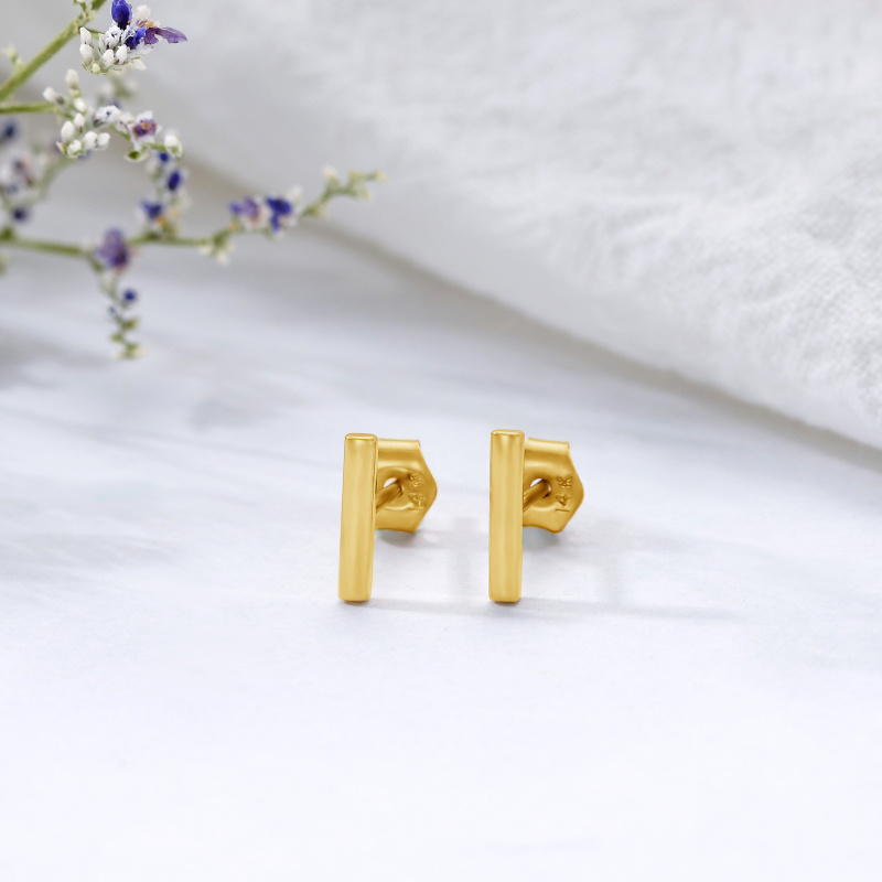 Ohrstecker aus 10-karätigem Roségold-4