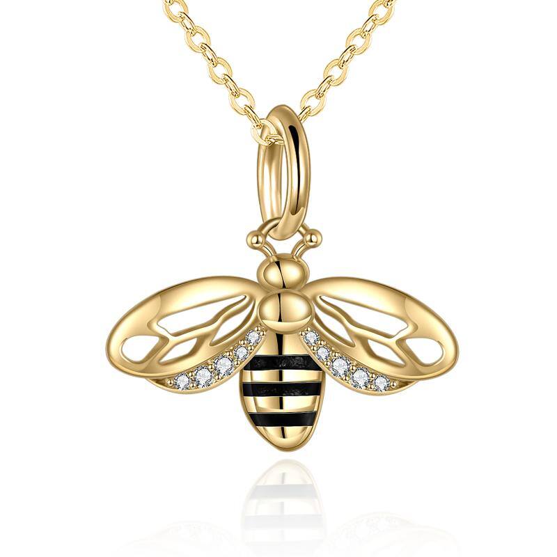 14K Gold Cubic Zirc… - image