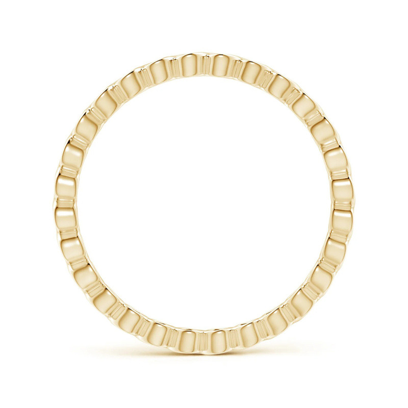 18K-Gold-Fassung mit Labor-Diamanten, individuell stapelbarer Ring, VS-Klarheit, 3EX-3