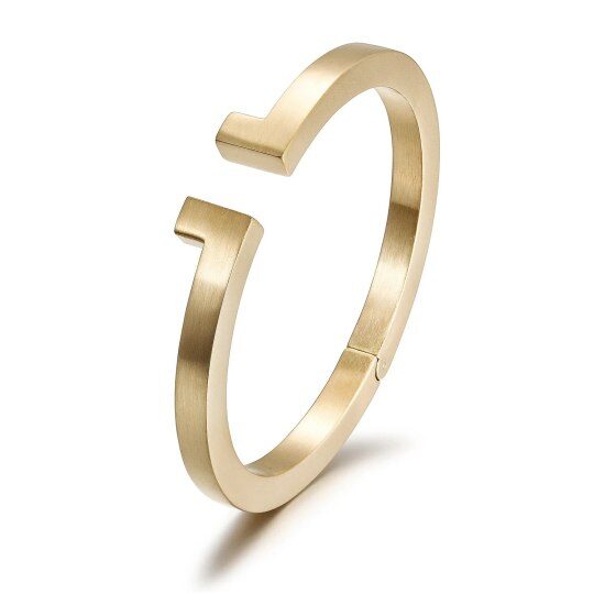 10K Gold Bold Cuff Bracelet